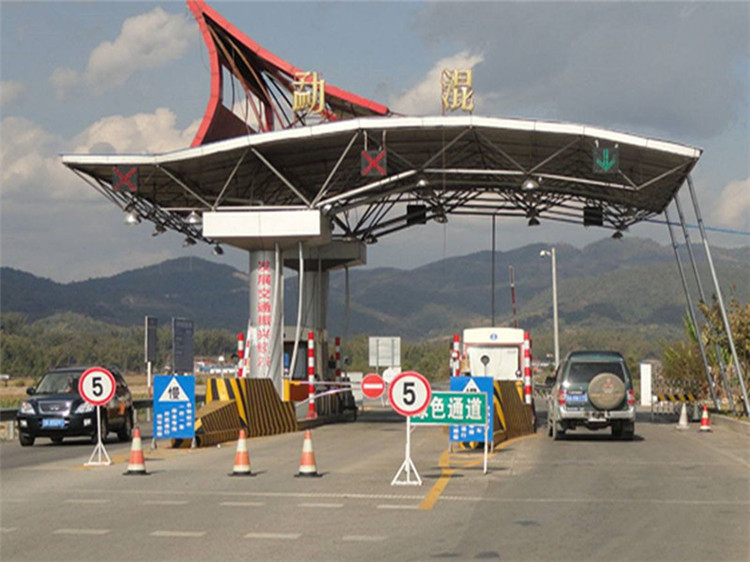崇明收费站网架